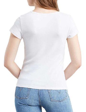 Set Tricouri 2 bucati Levi S, alb/negru