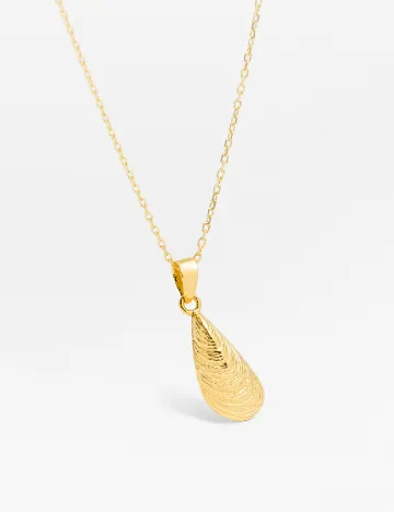 Colier din argint placat cu aur ANIA KRUK, auriu