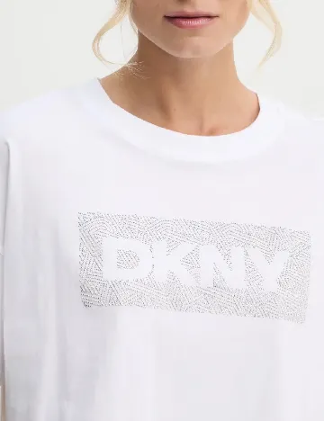 Tricou DKNY, alb
