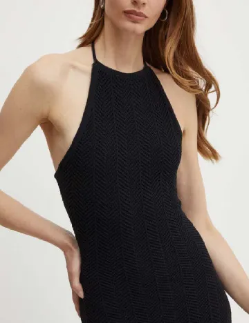 Rochie lunga Guess, negru