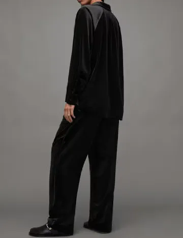 Pantaloni ALLSAINTS, negru