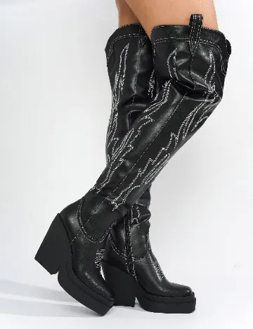 Cizme Cape Robbin, negru