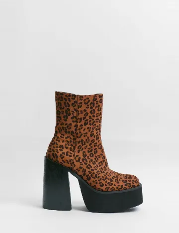 Botine Nasty Gal, animal print