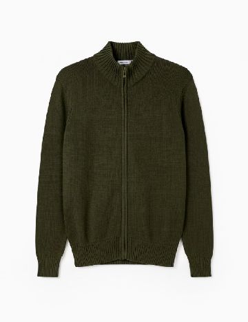 Hanorac Zara, verde inchis