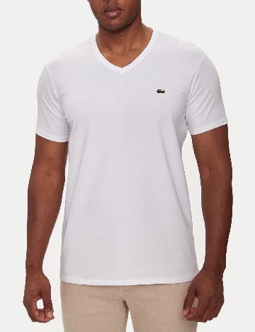 Tricou Lacoste, alb