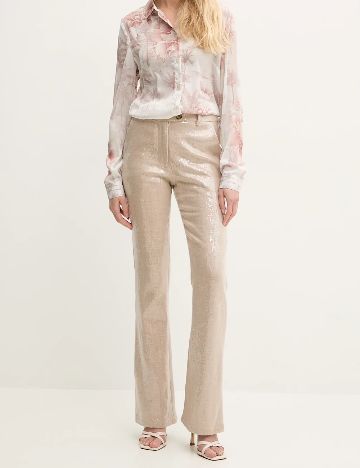 Pantaloni Silvian Heach, crem