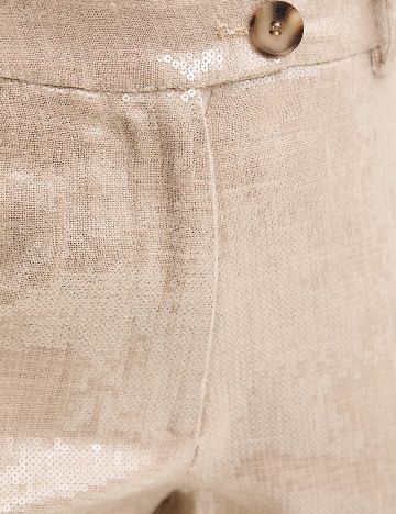 Pantaloni Silvian Heach, crem