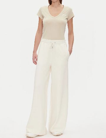 Pantaloni BOSS, ecru