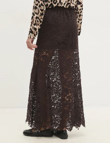 Fusta Answear LAB, maro