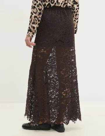 Fusta Answear LAB, maro