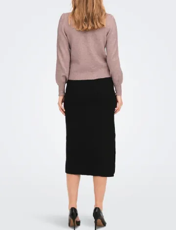 Bluza Jacqueline de Yong, roz pudra inchis