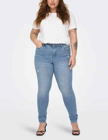 Blugi Only Carmakoma, albastru