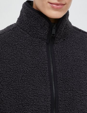 Jacheta Jack Wolfskin, gri inchis