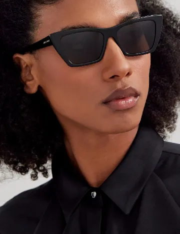 Ochelari de soare Saint Laurent, negru