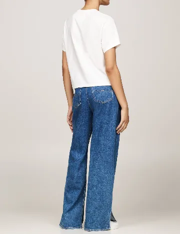 Tricou Tommy Jeans, ecru