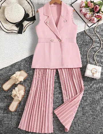 Compleu Shein Kids, roz