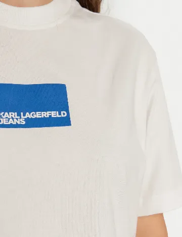 Tricou KARL LAGERFELD, alb