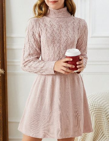 Rochie scurta Shein Kids, roz