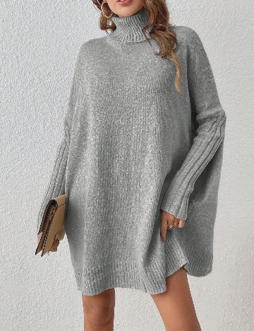 Rochie scurta SHEIN, gri