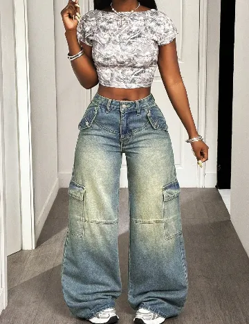 Blugi SHEIN, albastru