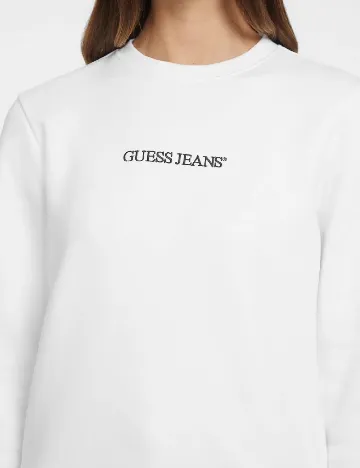 Bluza Guess Jeans, alb
