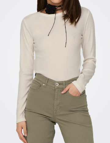 Bluza Jacqueline de Yong, crem