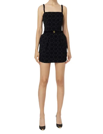 Rochie scurta Elisabetta Franchi, negru