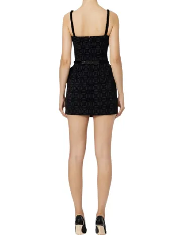 Rochie scurta Elisabetta Franchi, negru