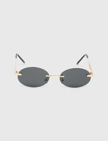 Ochelari de soare Answear LAB, negru/auriu