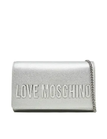 Geanta Love Moschino, argintiu
