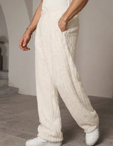 Pantaloni SHEIN, alb