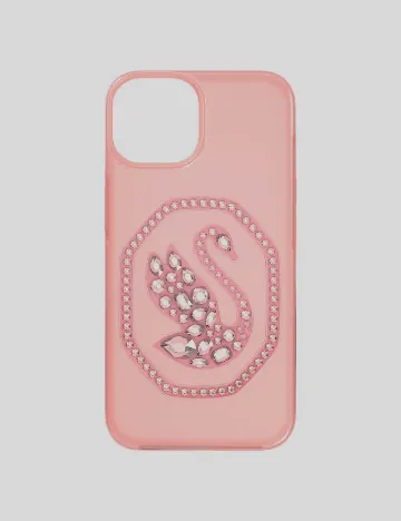 Husa iPhone 14 PRO Swarovski, roz