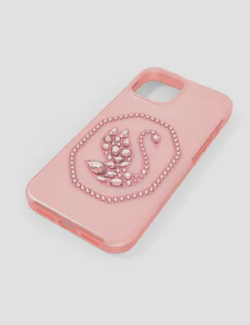 Husa iPhone 14 PRO Swarovski, roz