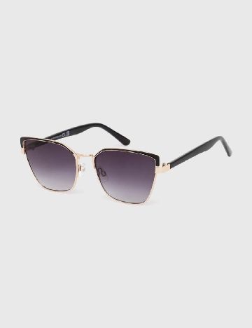 Ochelari de soare Answear LAB, negru/auriu
