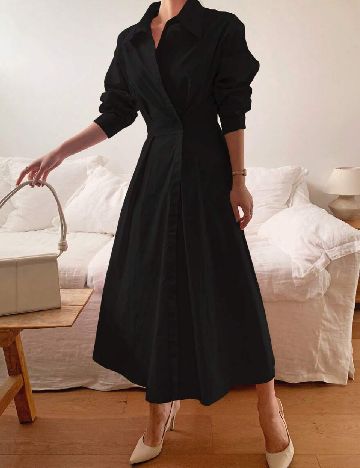 Rochie medie Dazy, negru