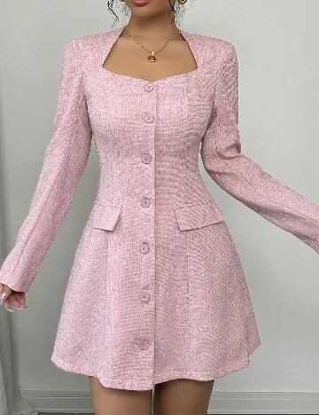 Rochie scurta SHEIN, roz