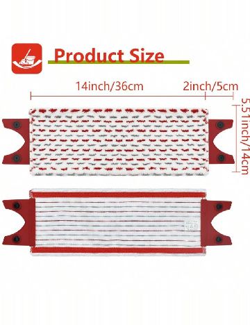 Laveta pentru mop 2 bucati SHEIN, mix culori