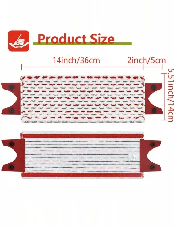 Laveta pentru mop 2 bucati SHEIN, mix culori