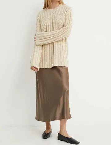 Pulover Oversize By Malene Birger, bej