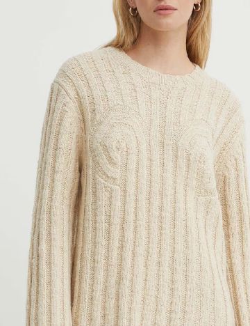 Pulover Oversize By Malene Birger, bej