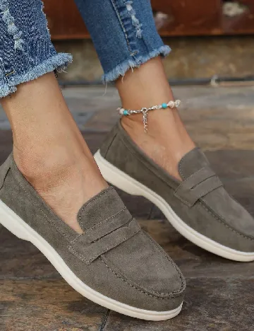 Mocasini SHEIN, verde