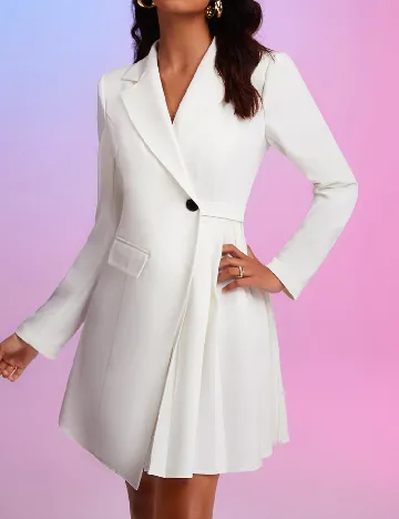 Rochie scurta SHEIN, alb