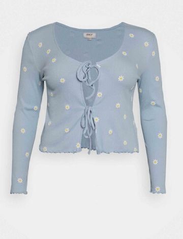 Cardigan Only Carmakoma, bleu