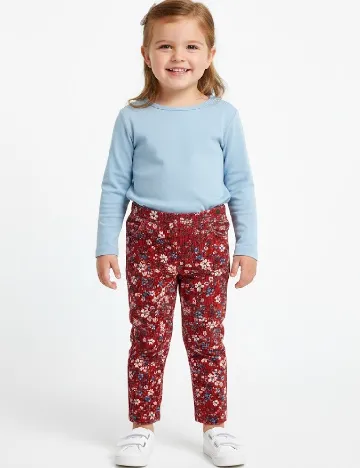 Pantaloni Zara, rosu