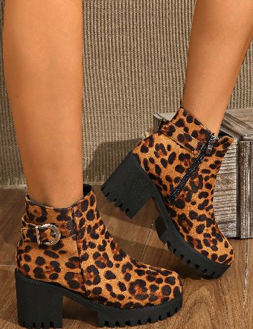 Botine SHEIN, animal print