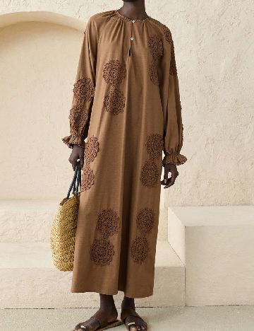 Rochie lunga SHEIN, maro