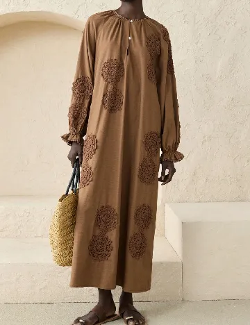 Rochie lunga SHEIN, maro