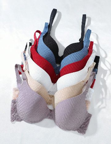 Set sutiene 6 bucati SHEIN, mix culori