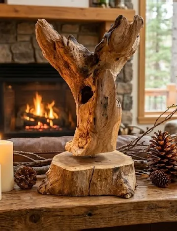 Accesoriu decorativ House Nordic, maro