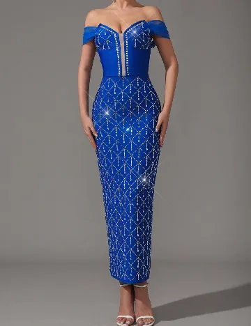 Rochie lunga SHEIN, albastru